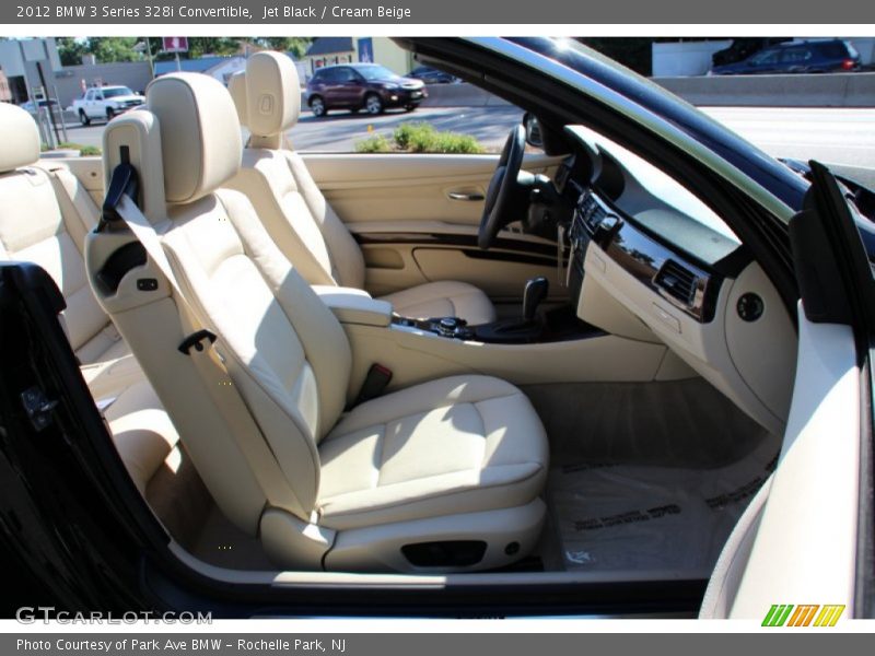 Jet Black / Cream Beige 2012 BMW 3 Series 328i Convertible