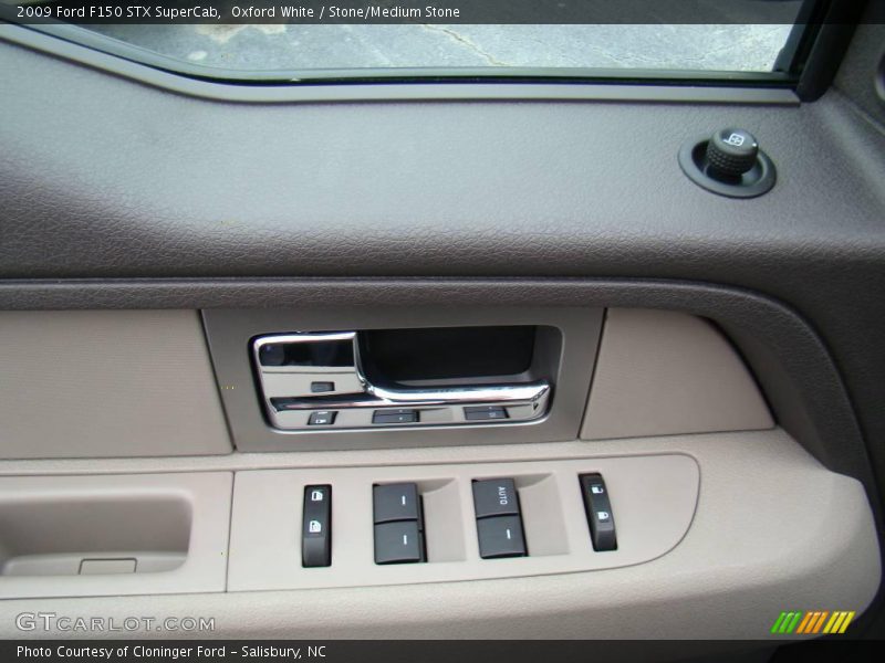 Oxford White / Stone/Medium Stone 2009 Ford F150 STX SuperCab