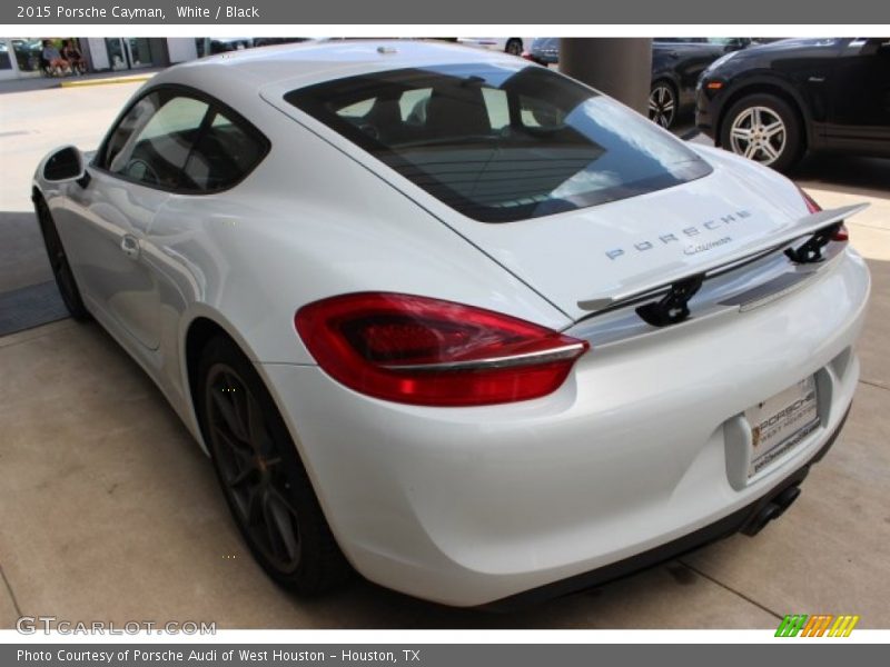 White / Black 2015 Porsche Cayman