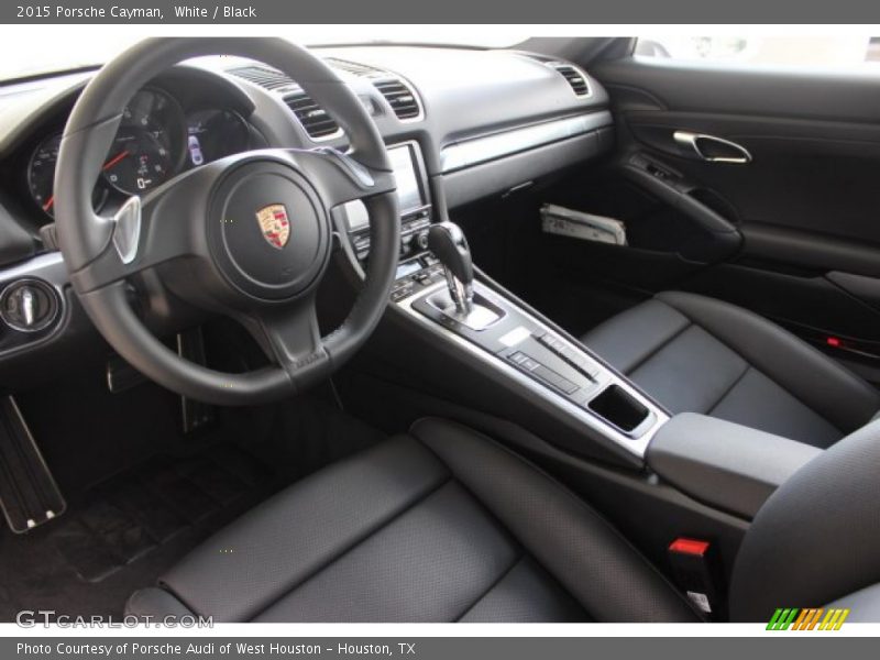 White / Black 2015 Porsche Cayman