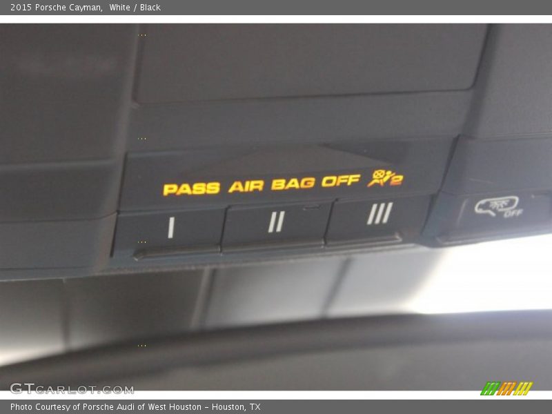 White / Black 2015 Porsche Cayman