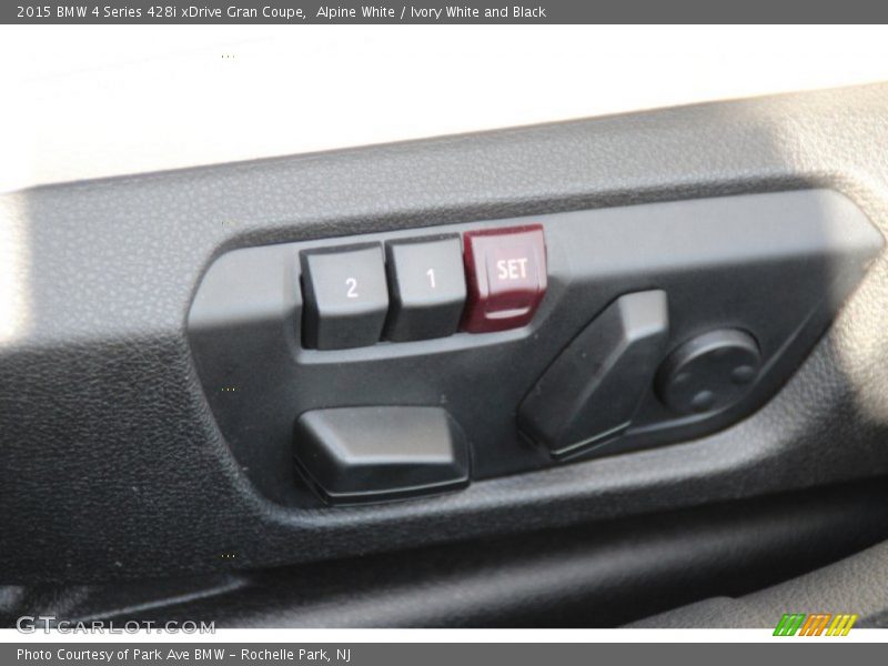 Alpine White / Ivory White and Black 2015 BMW 4 Series 428i xDrive Gran Coupe