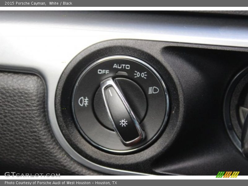 White / Black 2015 Porsche Cayman