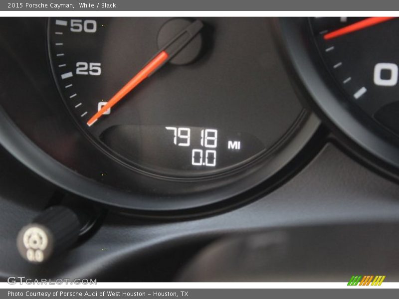White / Black 2015 Porsche Cayman
