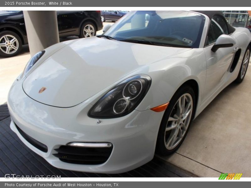 White / Black 2015 Porsche Boxster
