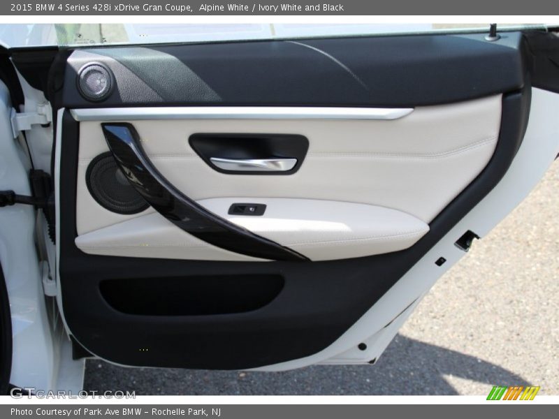 Alpine White / Ivory White and Black 2015 BMW 4 Series 428i xDrive Gran Coupe