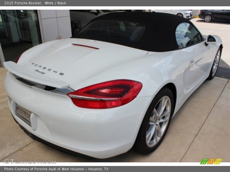 White / Black 2015 Porsche Boxster