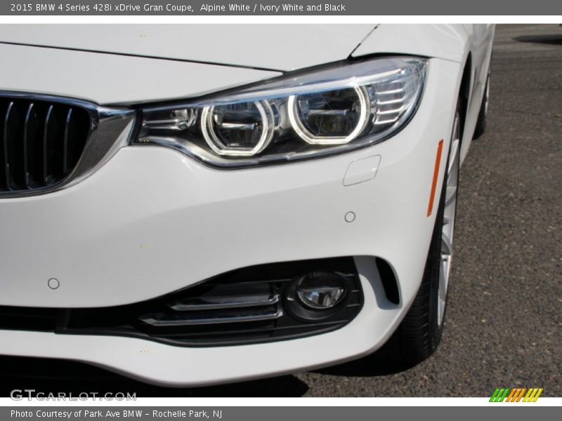 Alpine White / Ivory White and Black 2015 BMW 4 Series 428i xDrive Gran Coupe