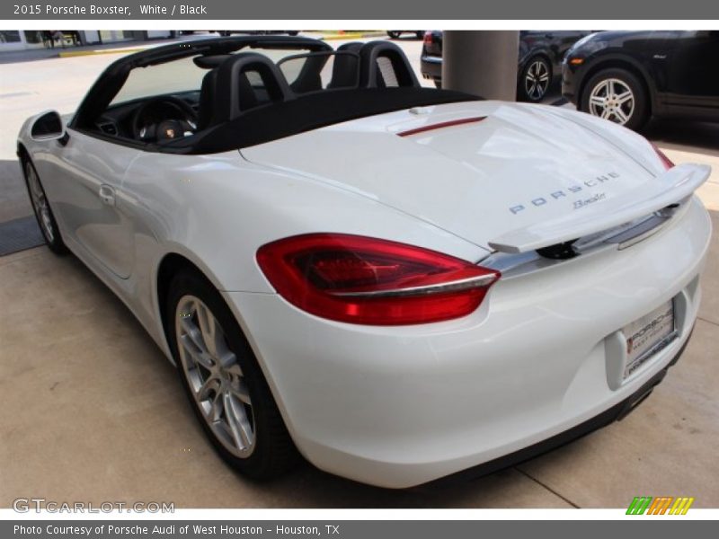 White / Black 2015 Porsche Boxster