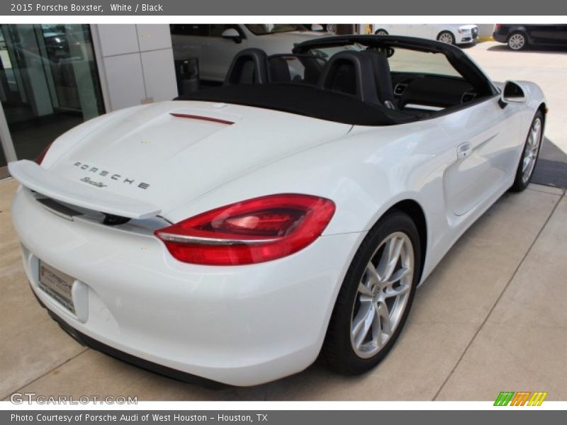 White / Black 2015 Porsche Boxster