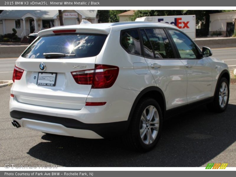 Mineral White Metallic / Black 2015 BMW X3 xDrive35i