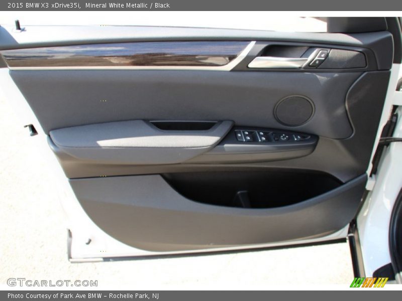 Mineral White Metallic / Black 2015 BMW X3 xDrive35i