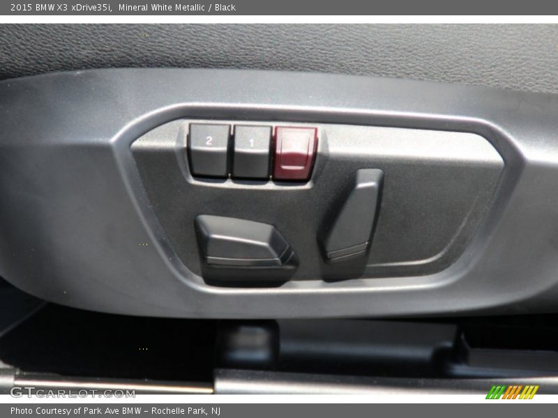 Mineral White Metallic / Black 2015 BMW X3 xDrive35i