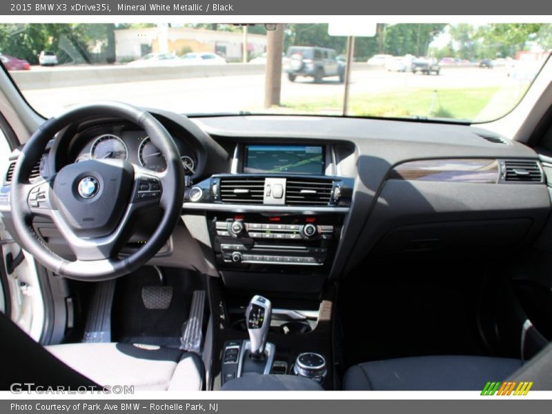 Mineral White Metallic / Black 2015 BMW X3 xDrive35i