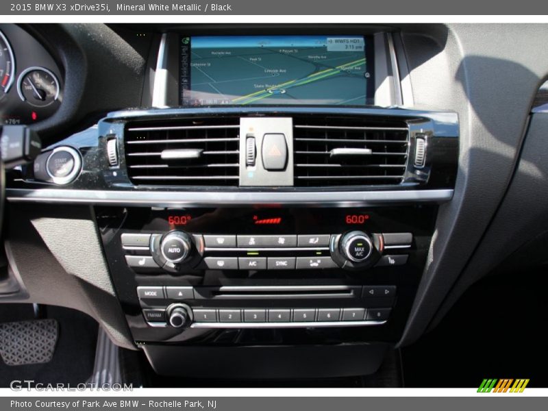 Mineral White Metallic / Black 2015 BMW X3 xDrive35i