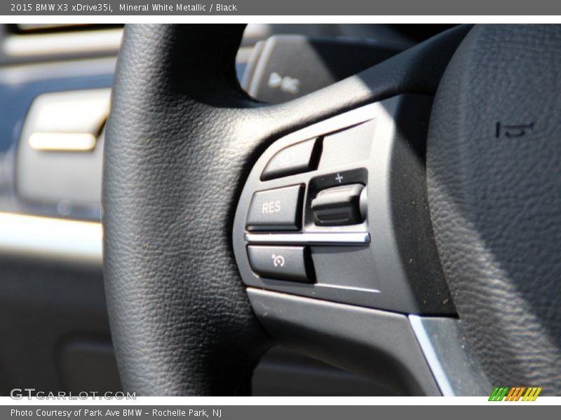 Mineral White Metallic / Black 2015 BMW X3 xDrive35i