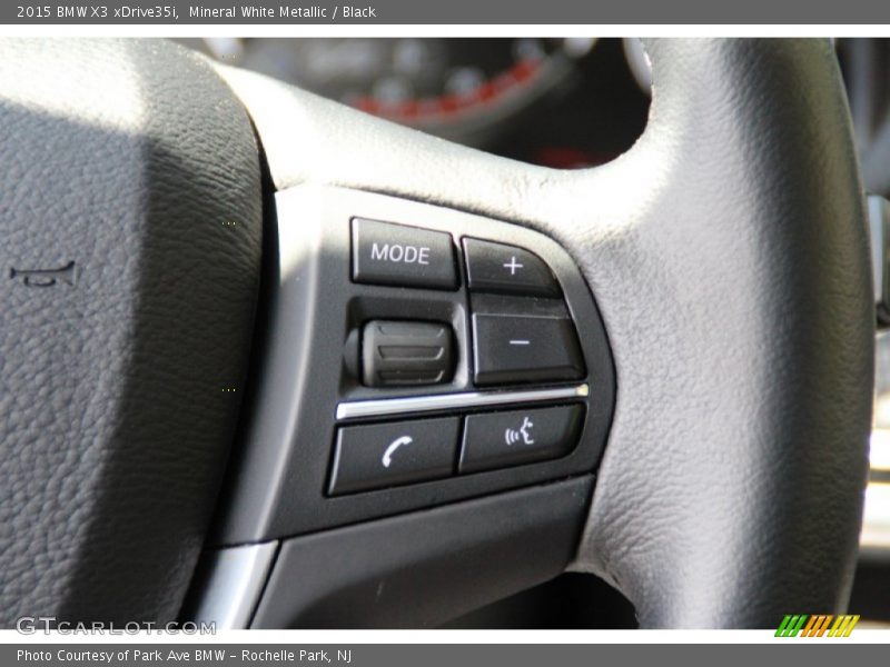 Mineral White Metallic / Black 2015 BMW X3 xDrive35i