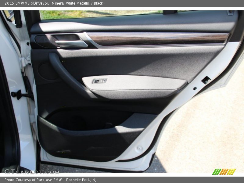 Mineral White Metallic / Black 2015 BMW X3 xDrive35i
