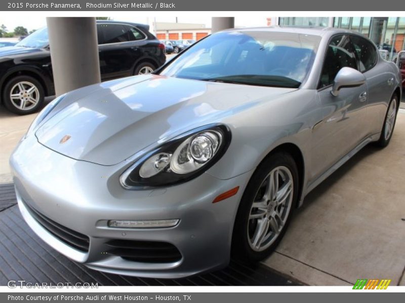 Rhodium Silver Metallic / Black 2015 Porsche Panamera