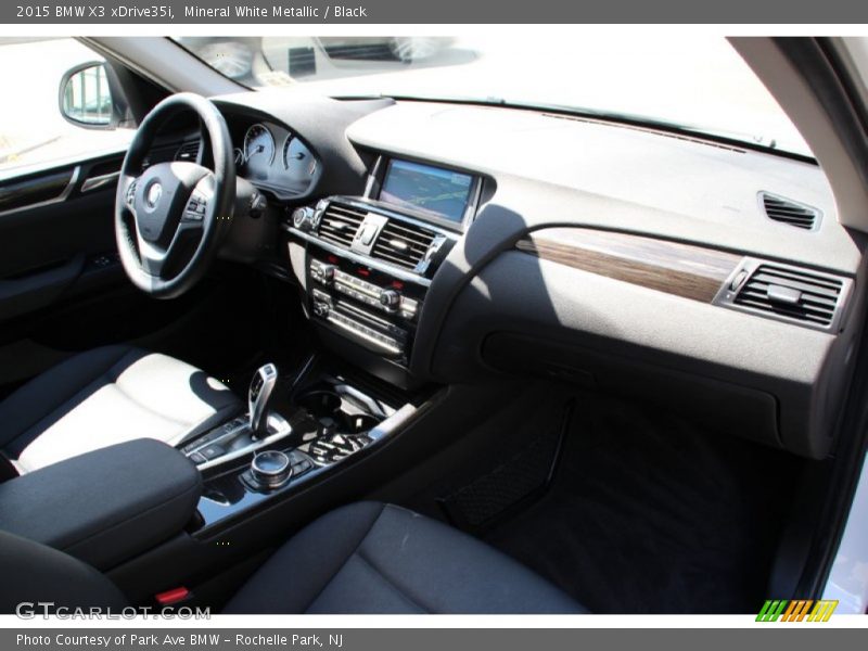 Mineral White Metallic / Black 2015 BMW X3 xDrive35i