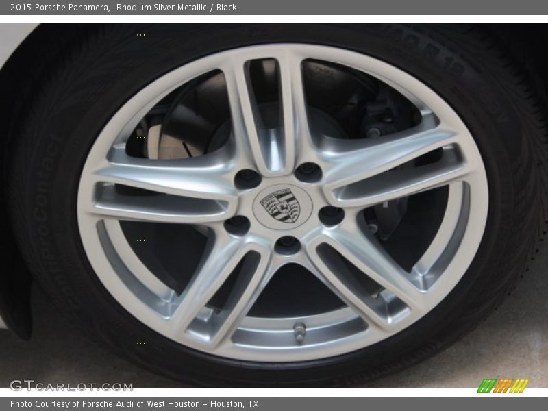 Rhodium Silver Metallic / Black 2015 Porsche Panamera