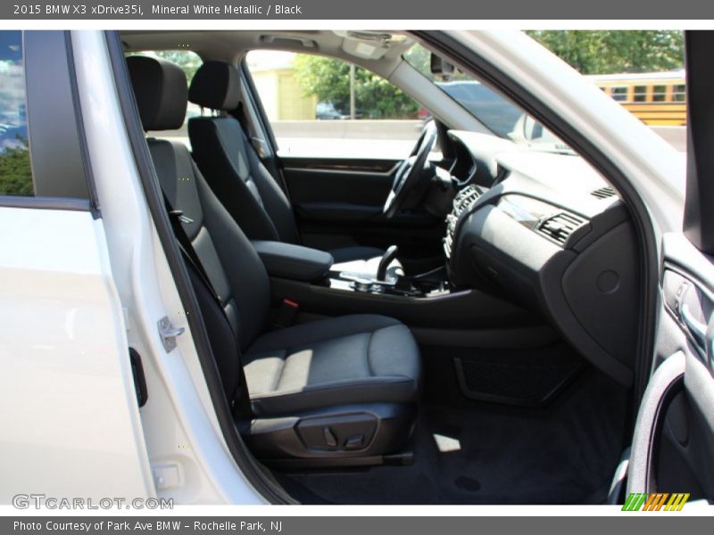 Mineral White Metallic / Black 2015 BMW X3 xDrive35i