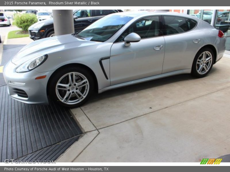 Rhodium Silver Metallic / Black 2015 Porsche Panamera