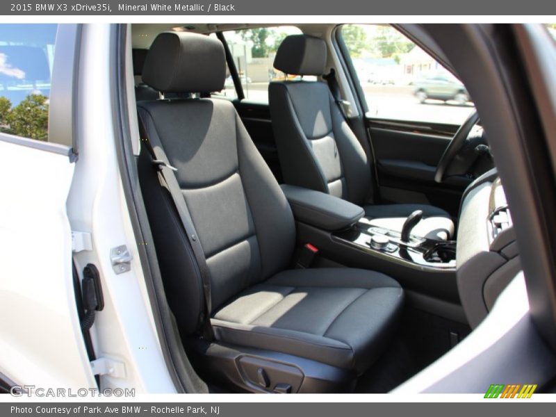 Mineral White Metallic / Black 2015 BMW X3 xDrive35i