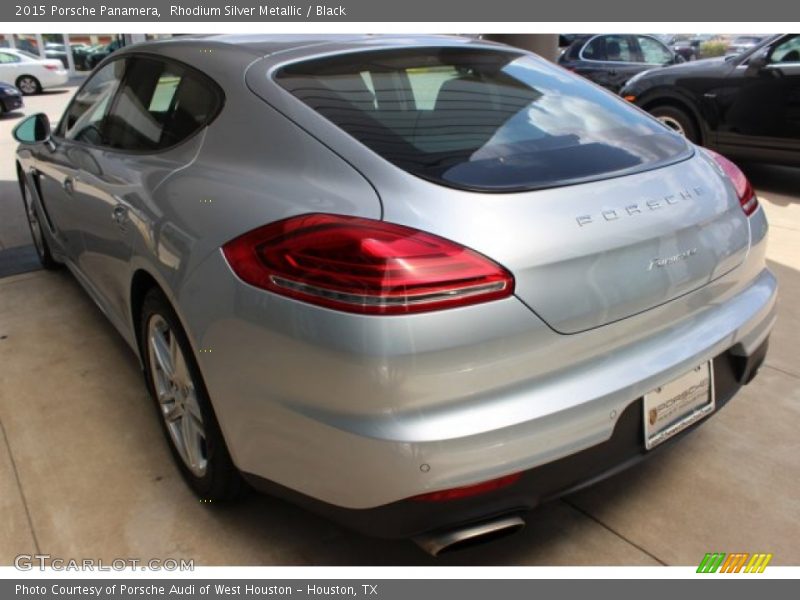 Rhodium Silver Metallic / Black 2015 Porsche Panamera