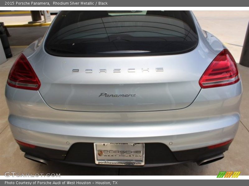 Rhodium Silver Metallic / Black 2015 Porsche Panamera