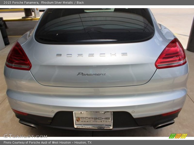 Rhodium Silver Metallic / Black 2015 Porsche Panamera