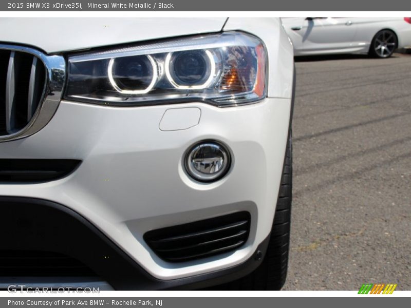 Mineral White Metallic / Black 2015 BMW X3 xDrive35i