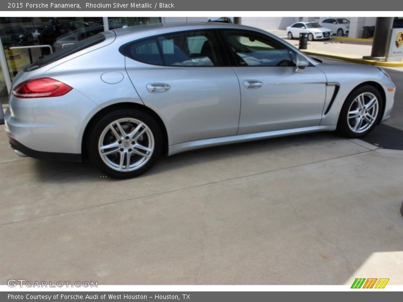 Rhodium Silver Metallic / Black 2015 Porsche Panamera