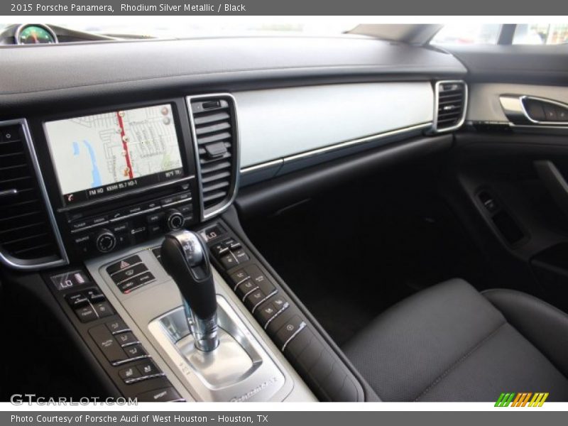 Rhodium Silver Metallic / Black 2015 Porsche Panamera