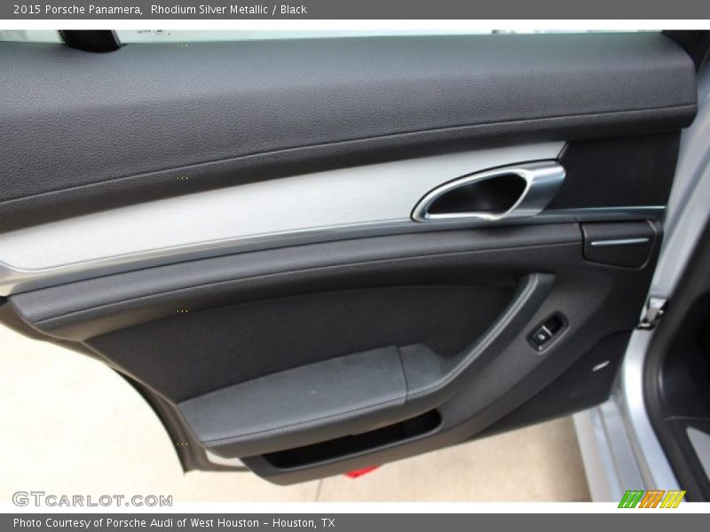 Rhodium Silver Metallic / Black 2015 Porsche Panamera