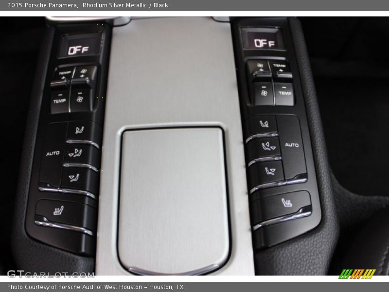 Rhodium Silver Metallic / Black 2015 Porsche Panamera