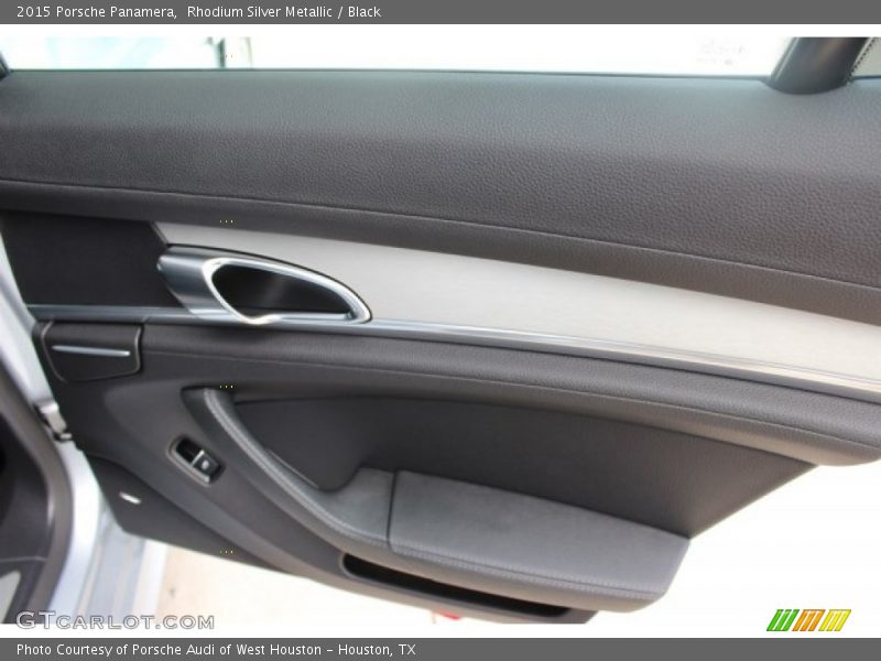 Rhodium Silver Metallic / Black 2015 Porsche Panamera