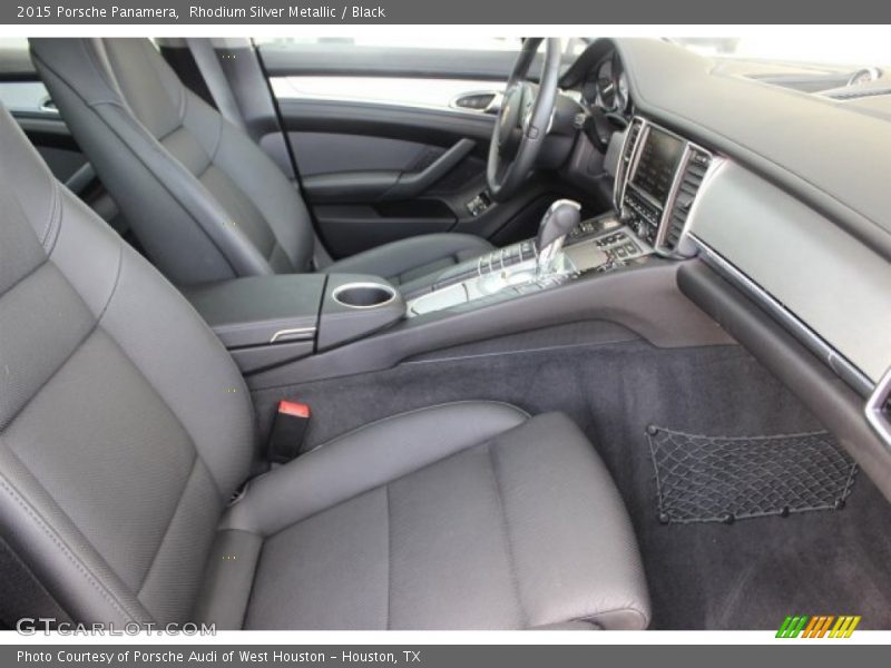Rhodium Silver Metallic / Black 2015 Porsche Panamera