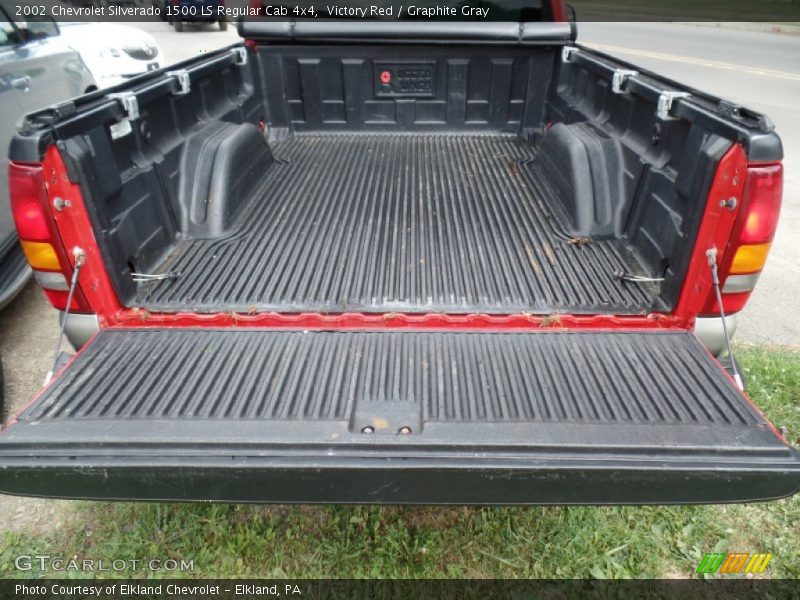 Victory Red / Graphite Gray 2002 Chevrolet Silverado 1500 LS Regular Cab 4x4