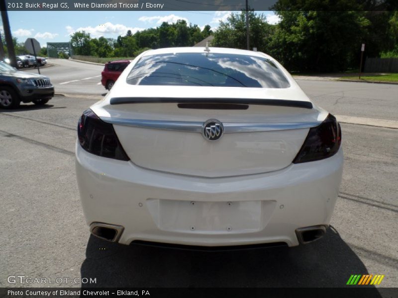 White Diamond Tricoat / Ebony 2012 Buick Regal GS