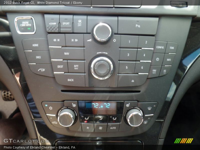 White Diamond Tricoat / Ebony 2012 Buick Regal GS