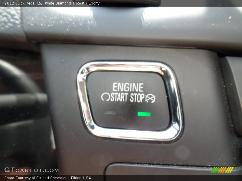 White Diamond Tricoat / Ebony 2012 Buick Regal GS