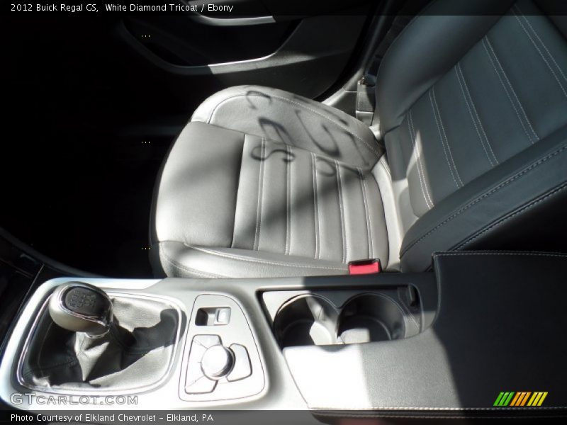 White Diamond Tricoat / Ebony 2012 Buick Regal GS