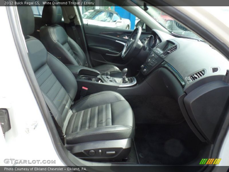 White Diamond Tricoat / Ebony 2012 Buick Regal GS