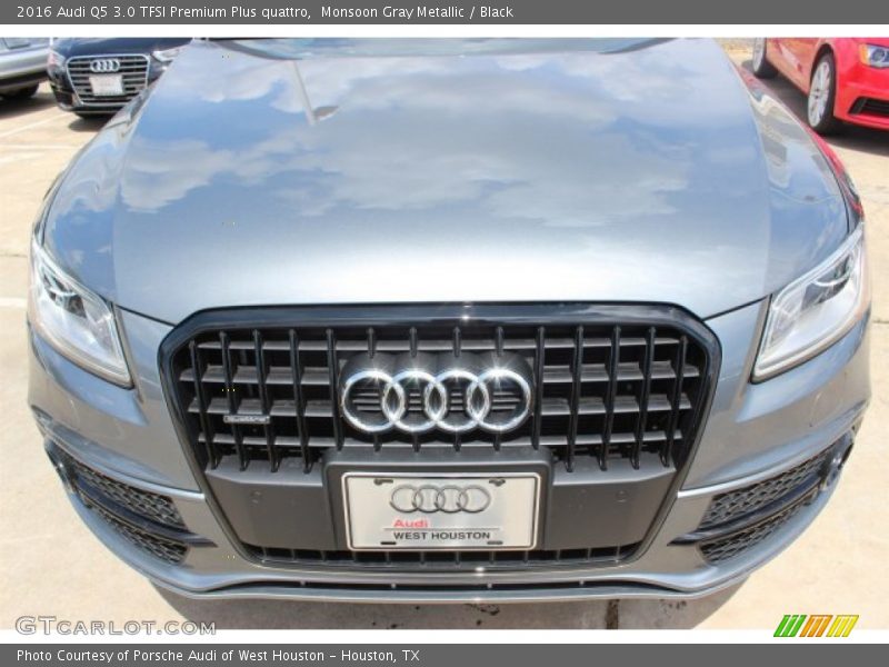 Monsoon Gray Metallic / Black 2016 Audi Q5 3.0 TFSI Premium Plus quattro
