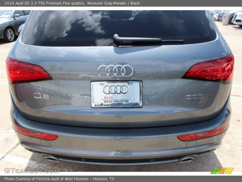 Monsoon Gray Metallic / Black 2016 Audi Q5 3.0 TFSI Premium Plus quattro