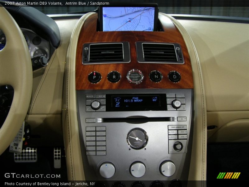 2007 Aston Martin DB9 Volante, Antrim Blue/Sandstorm, Mahogany Front Console - 2007 Aston Martin DB9 Volante
