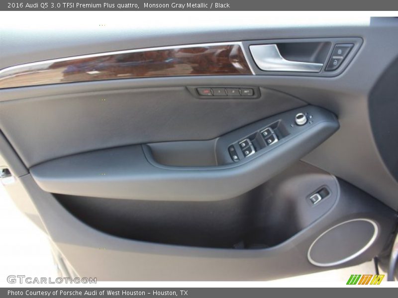 Monsoon Gray Metallic / Black 2016 Audi Q5 3.0 TFSI Premium Plus quattro