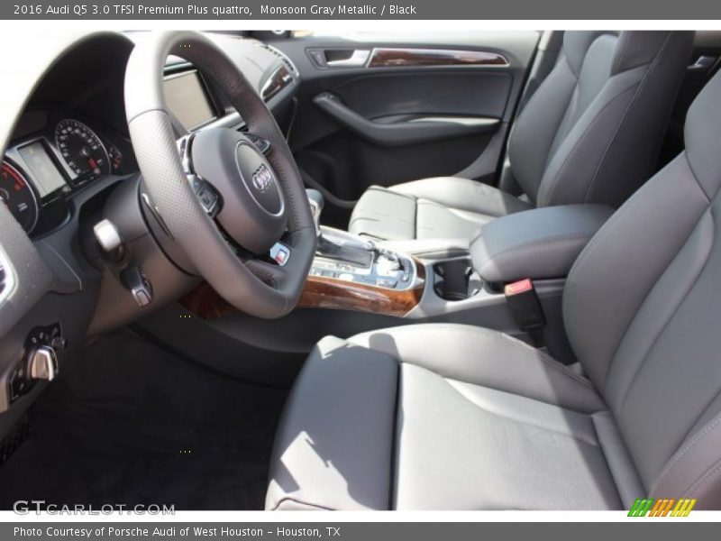 Monsoon Gray Metallic / Black 2016 Audi Q5 3.0 TFSI Premium Plus quattro