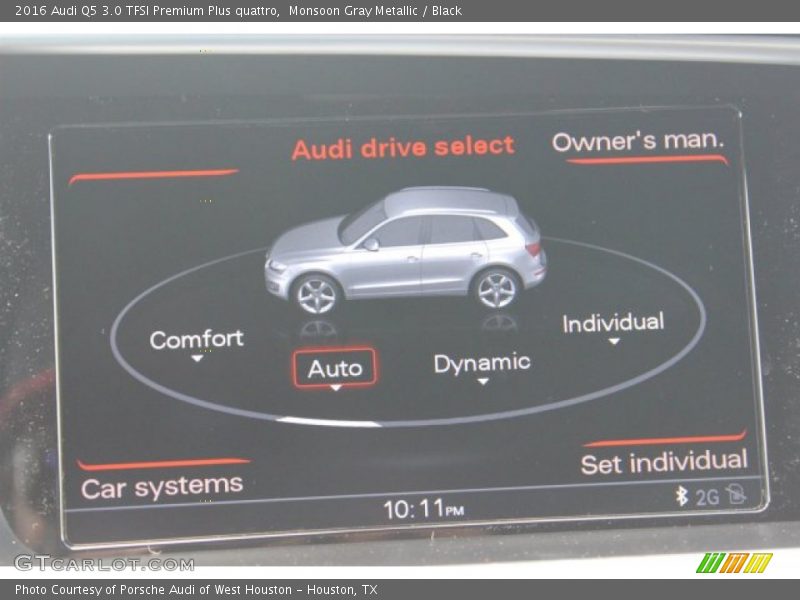 Monsoon Gray Metallic / Black 2016 Audi Q5 3.0 TFSI Premium Plus quattro